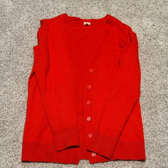 J. Crew Red Women's Cardigan - Picture 5 of 8
